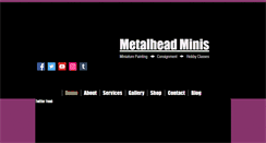 Desktop Screenshot of metalheadminis.com